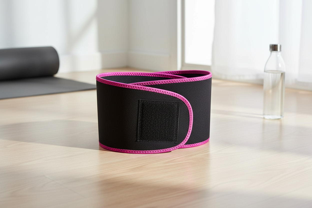 Adjustable Waist Trimmer Belt in fitness setting